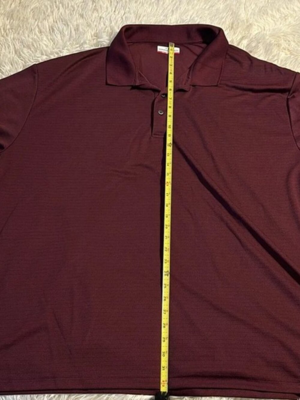 Grand Slam Men's Classic Burgundy Polo Shirt